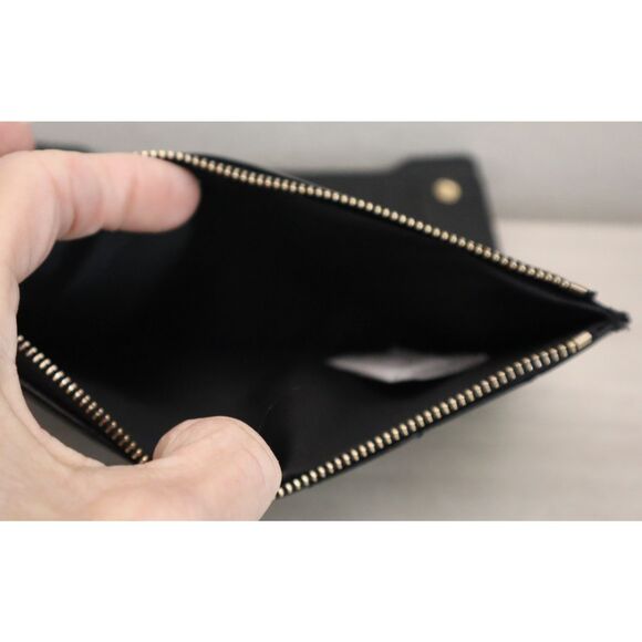 Badgley Mischka BM-4172 Women's O/S Black Quilted Long Cards Wallet - Picture 6 of 7